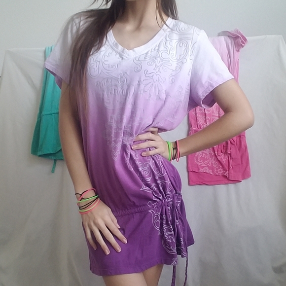 Purple Tunic Coverup - Picture 7 of 9